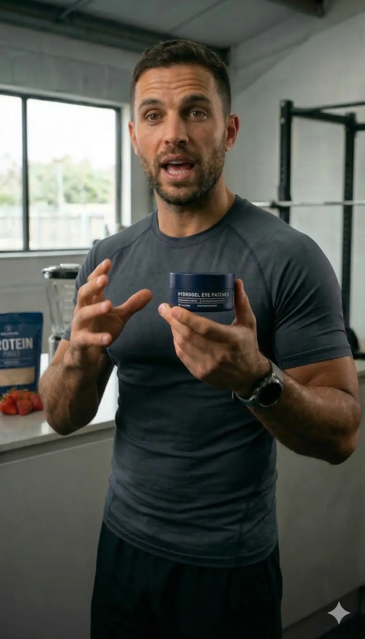 Creator talking to camera — content style